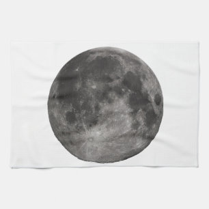 Moon Space Office Party Shower Peace Love Art Tea Towel