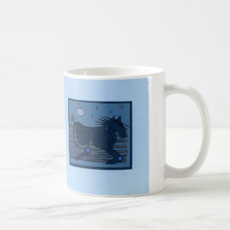 Moon Spirit (Light Blue) Coffee Mug