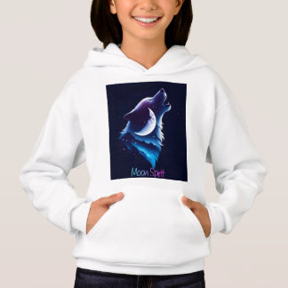 Moon Spirit - Wolf & Dream Catcher design hoody