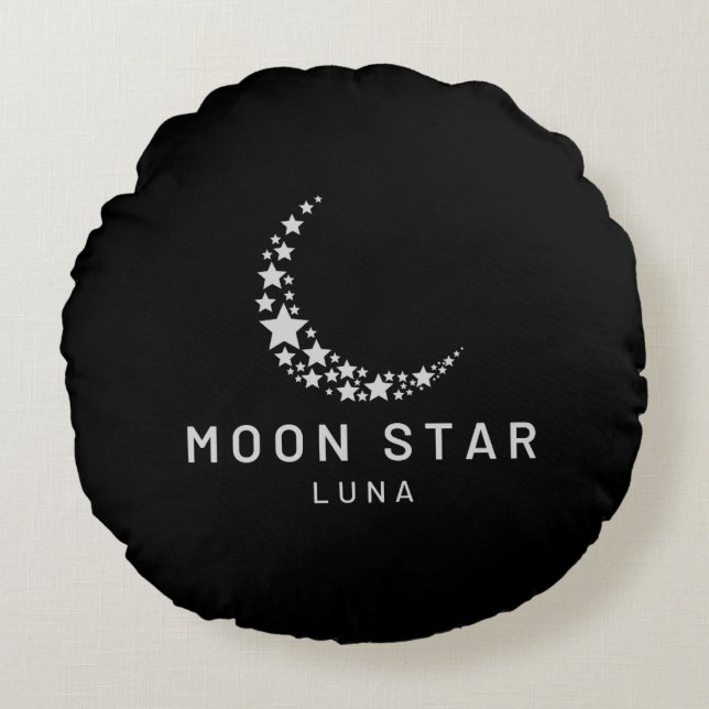 Moon Star Luna Round Cushion (Front)
