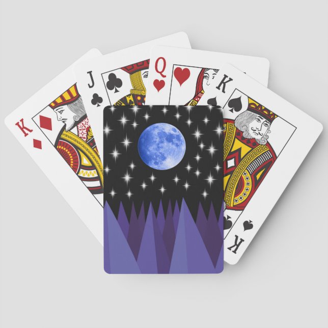 Moon Starlight Classic Playing Cards (Back)