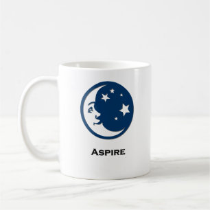 Moon Stars Aspire Coffee Mug