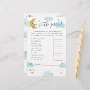 Moon & Stars Baby Shower Clouds Guess