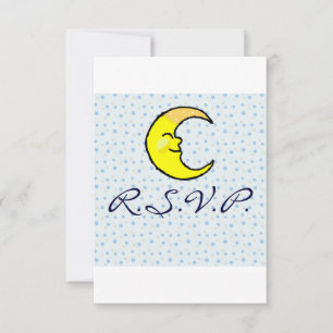 Moon & Stars RSVP Card