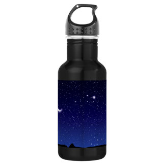 Moon & Stars Scene 532 Ml Water Bottle