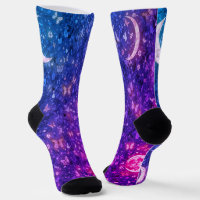 Moon Stars Socks – Celestial Comfort Wear