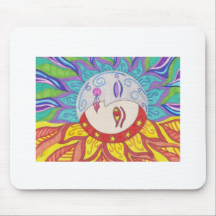 Moon Sun Design Mouse Pad