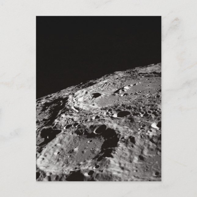 Moon Surface and Horizon Postcard (Front)