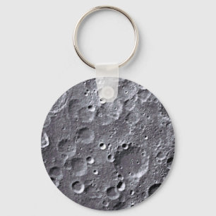 Moon surface  key ring