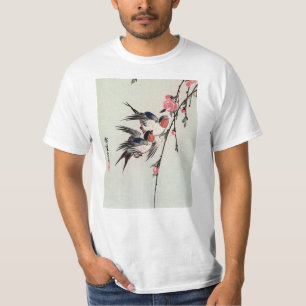 Moon, Swallows and Peach Blossoms T-shirt