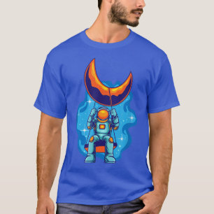 Moon Swing Astronaut Funny Space Nerd T-Shirt