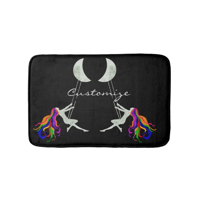 Moon Swinging Redhead Thunder_Cove  Bath Mat (Front)