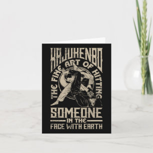 Moon Swinging Skeleton Rock And Roll Halloween Roc Card