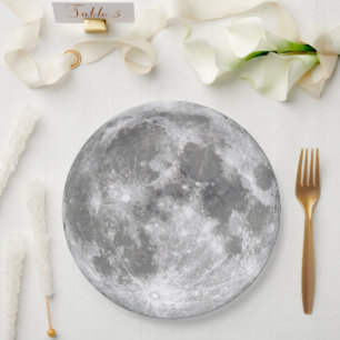 Moon Tableware from Celestial Collection  Paper Plate