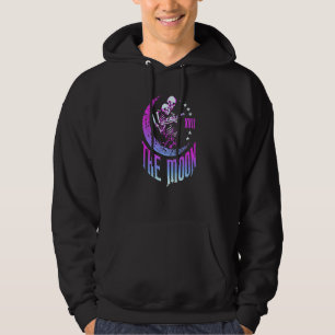 Moon Tarot Card Skeleton Couple Outlaw Gothic Astr Hoodie