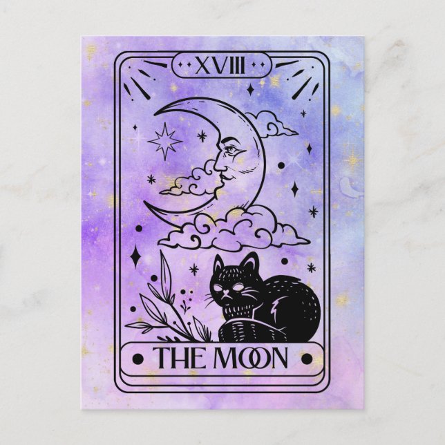 Moon Tarot Postcard (Front)