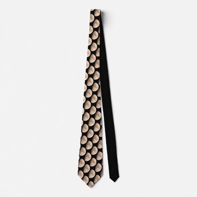 Moon Ties Moon Neckties Customised Moon Gifts (Front)