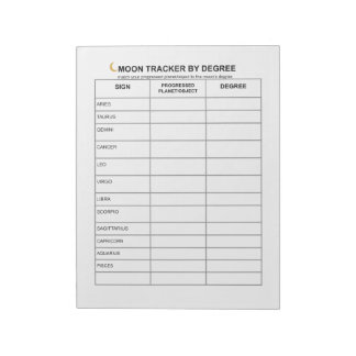 MOON TRACKER Notepad