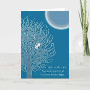 Moon Tree Holiday Card