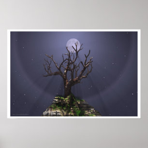 Moon Tree Poster