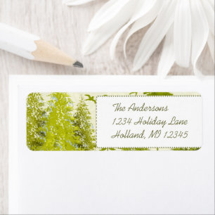 Moon Tree Stars Return Address Label