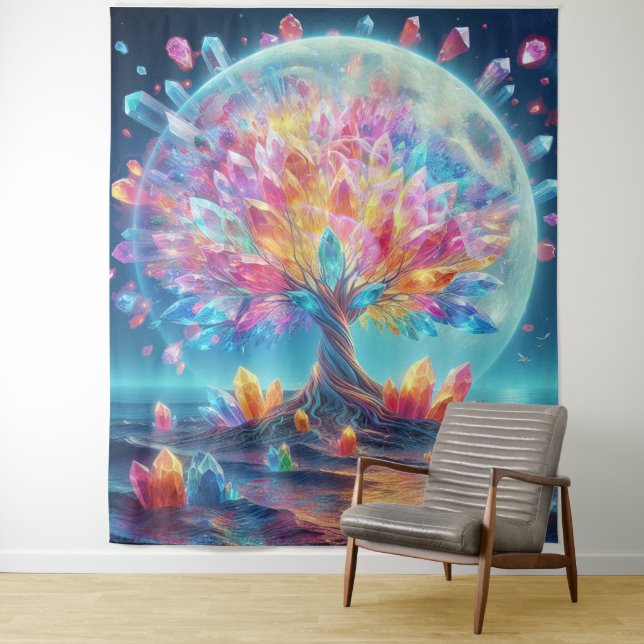 Moon Tree Tapestry (In Situ)
