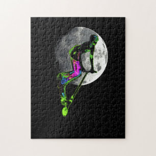 Moon Tripping - Scooter Boy Artwork Jigsaw Puzzle
