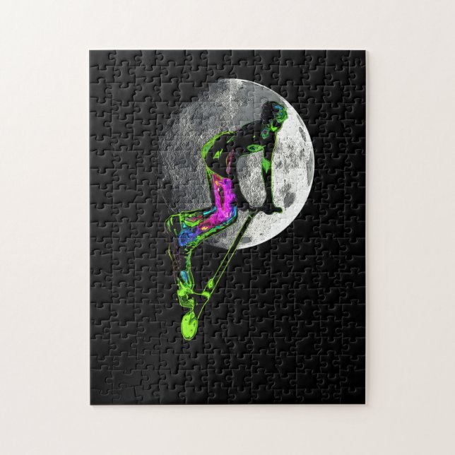 Moon Tripping - Scooter Boy Artwork Jigsaw Puzzle (Vertical)