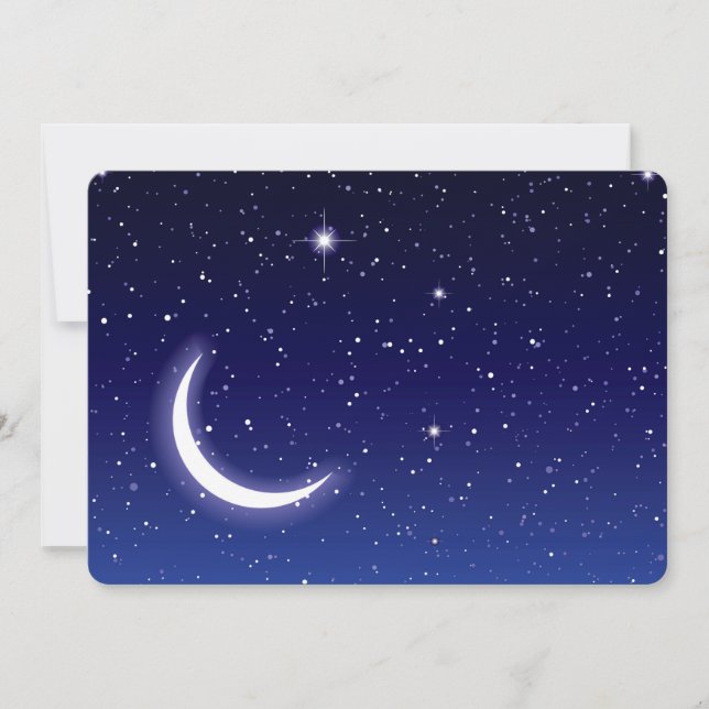 Moon & Twinkling Stars (Front)