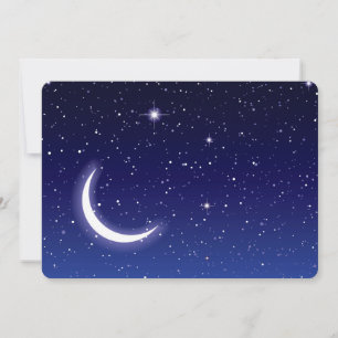 Moon & Twinkling Stars