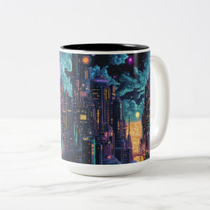 moon Two-Tone coffee mug