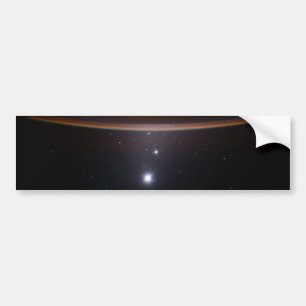 Moon, Venus, Jupiter & Earth (ISS) (NASA) (Space) Bumper Sticker