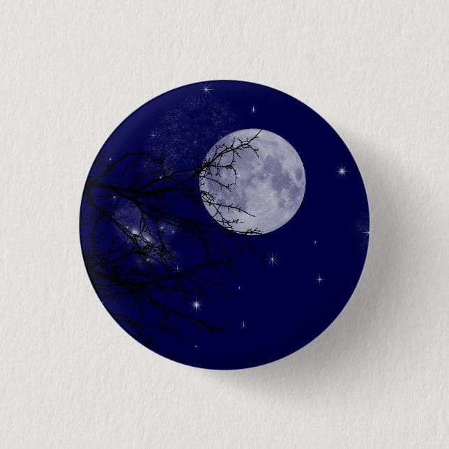 Moon View Button Badge (Front)