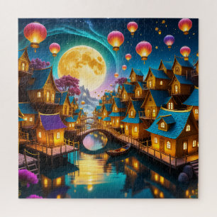 Moon Village Jigsaw Puzzle