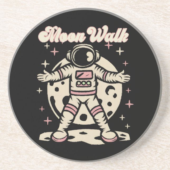 Moon Walk Astronout Coaster (Front)