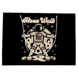 Moon Walk Astronout Large Gift Bag