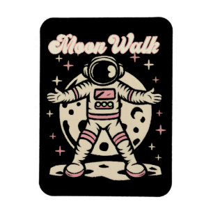 Moon Walk Astronout Magnet
