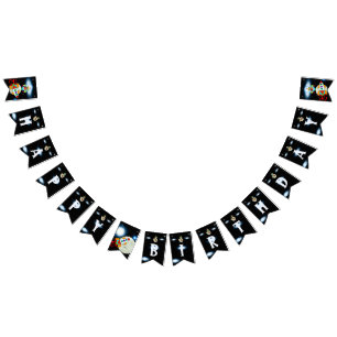 Moon Walk HAPPY BIRTHDAY Bunting