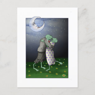 Moon Waltz - Anniversary Frogs Card