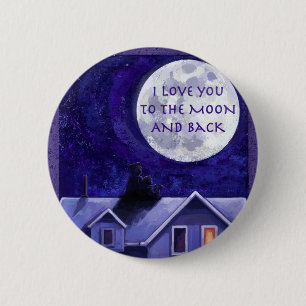 Moon Watch 6 Cm Round Badge