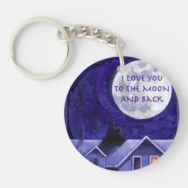 Moon Watch Key Ring (Front)