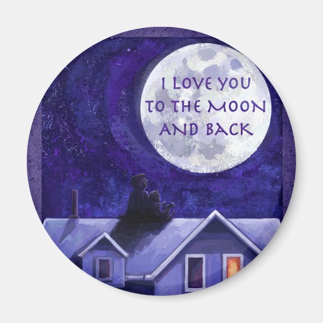 Moon Watch Magnet (Front)