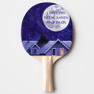 Moon Watch Ping Pong Paddle