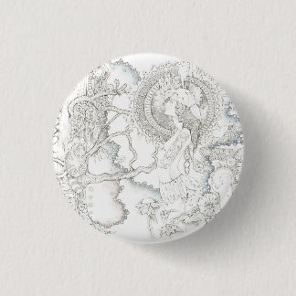 moon watching 3 cm round badge