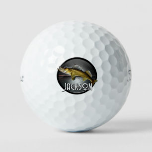 Moon Water & Walleye Pike  Golf Balls