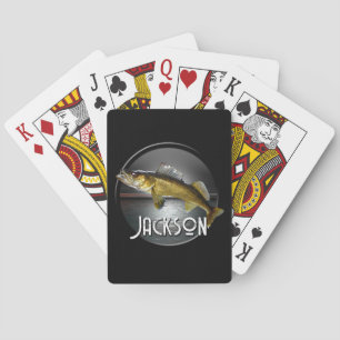 Moon Water & Walleye Pike Playing Cards