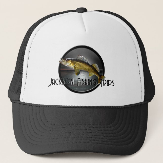 Moon Water & Walleye Pike   Trucker Hat (Front)