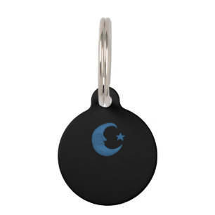 Moon Whimsigoth Pet Tag