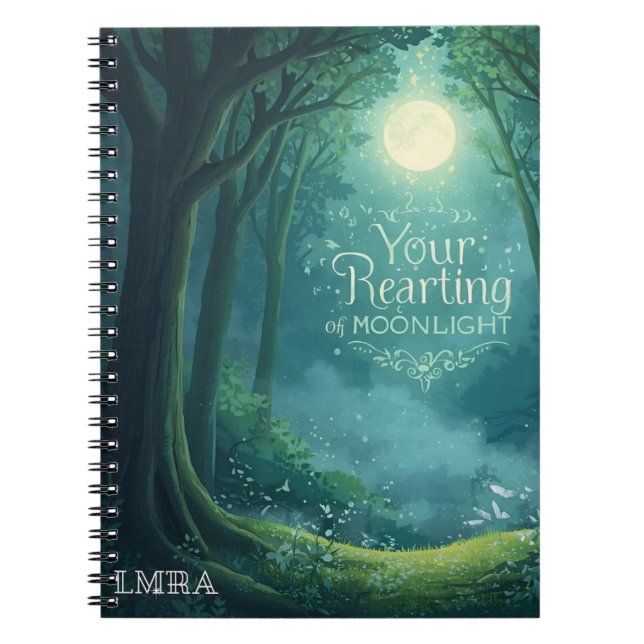 **"Moon Whispers: A Night Journey Between So Notebook (Front)