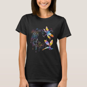 Moon Wildlife Insect Forest Animal Vintage Dragonf T-Shirt